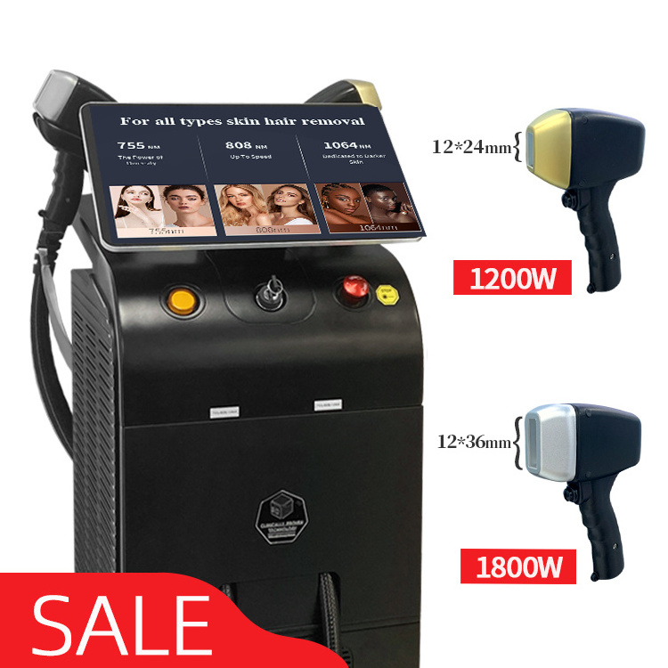 2024 Newst ice Titanium Diodo laser hair removal permanent epilation Laser 755 808 1064 diode Laser Hair Removal machine price