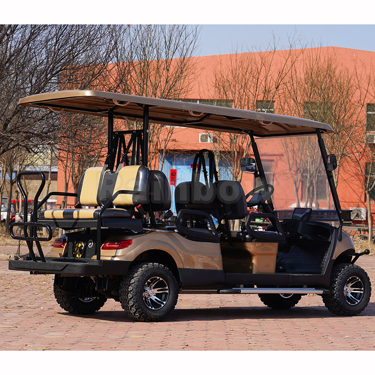 OEM CE Certification AC Motor Four Seats Vehicle Cart Club Car All Front Electric Golf Car