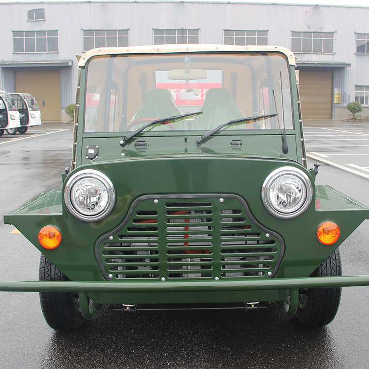 Support Customized 96V Military Style Electric Mini Moke Parts Aluminium 4x4 Mini Moke Car