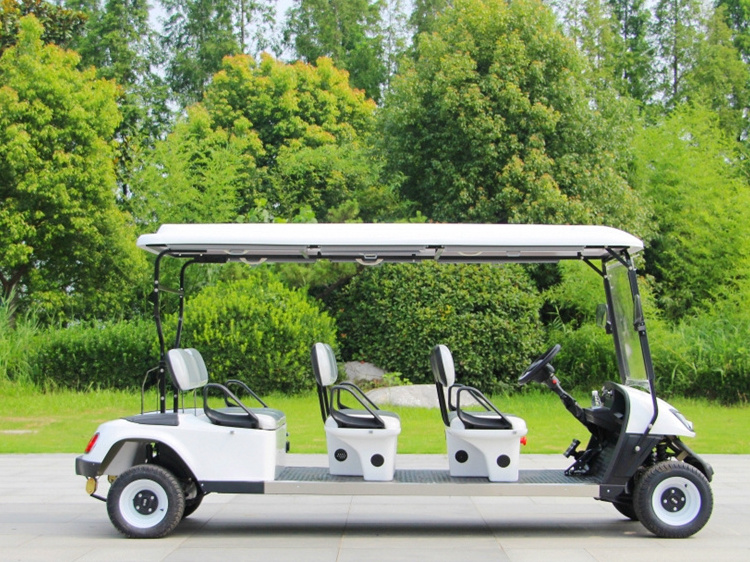 2024 China Hot Selling 4 Wheel Drive Golf Buggy 6 Seater Club Car Golf Cart Electric Carts with Cargo box