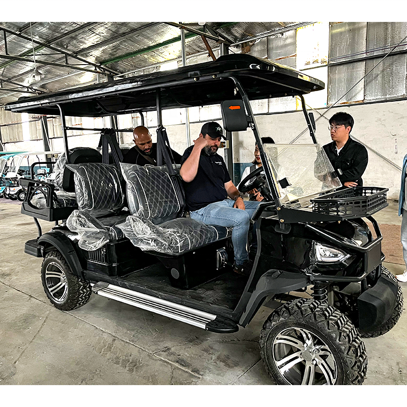 72V Lithium Battery 4 Seat Electric Golf Cart Buggy DOT Approved