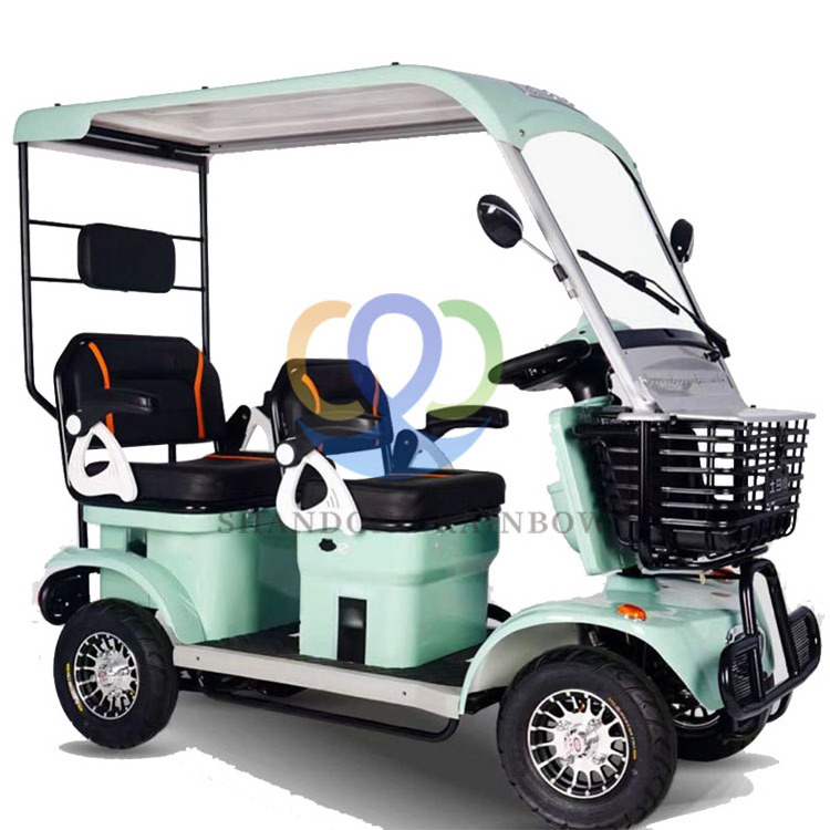 Low Price Golf Cart 4 Seater Electric Elderly Mobility Scooter 4 Wheel