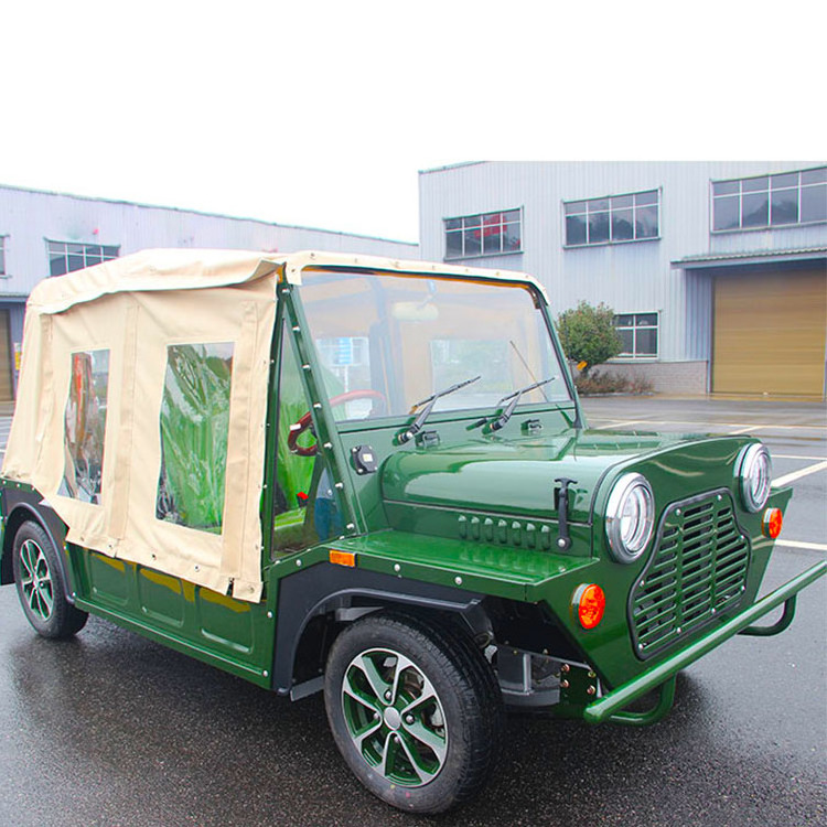 Support Customized 96V Military Style Electric Mini Moke Parts Aluminium 4x4 Mini Moke Car