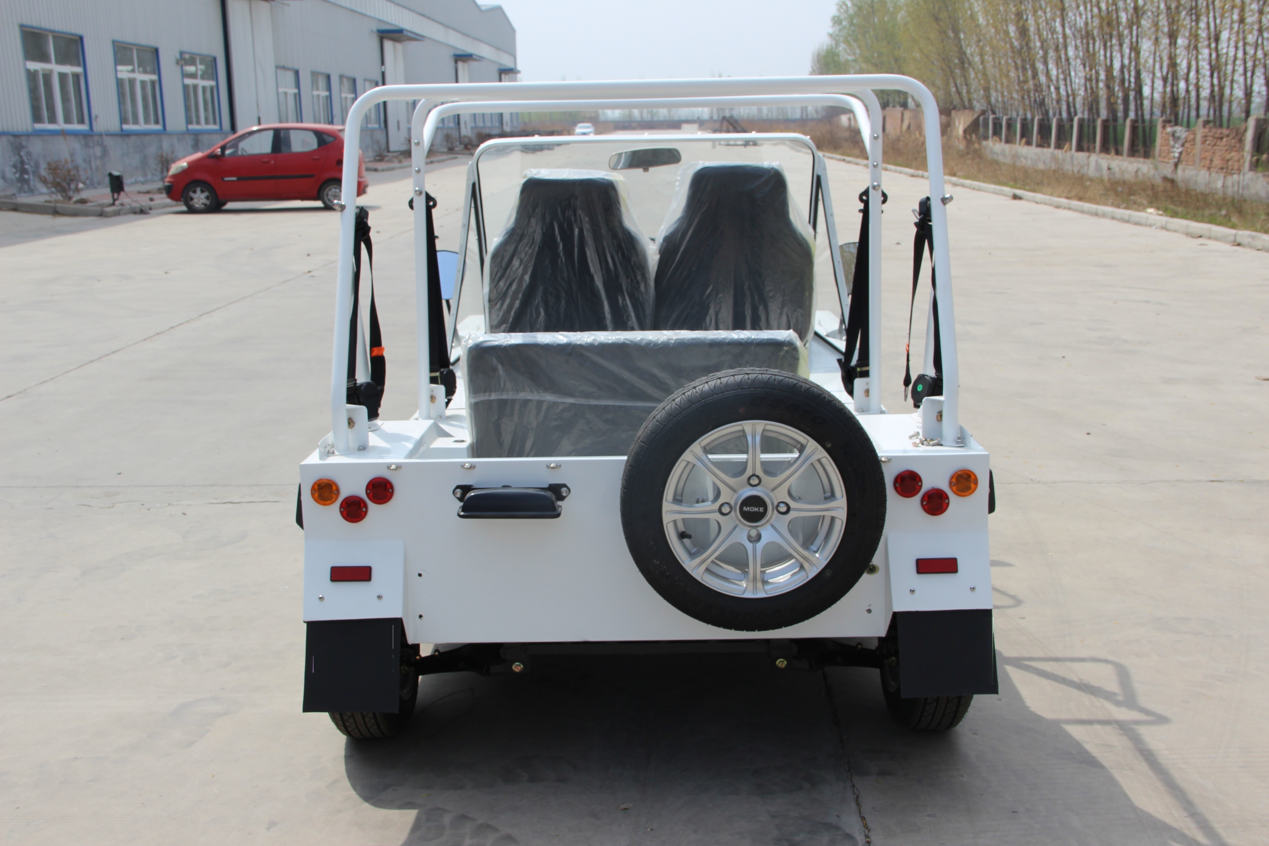 China Moke 4 Seater Off-Road Tire 96V Vintage High Speed Adult Electric Aluminium Electric Power Mini Moke Car