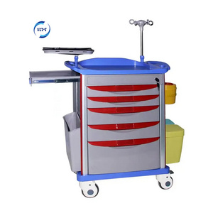 Medical Cart Medicine Emergency Trolley For Hospital Clinic Best Factory Cart price