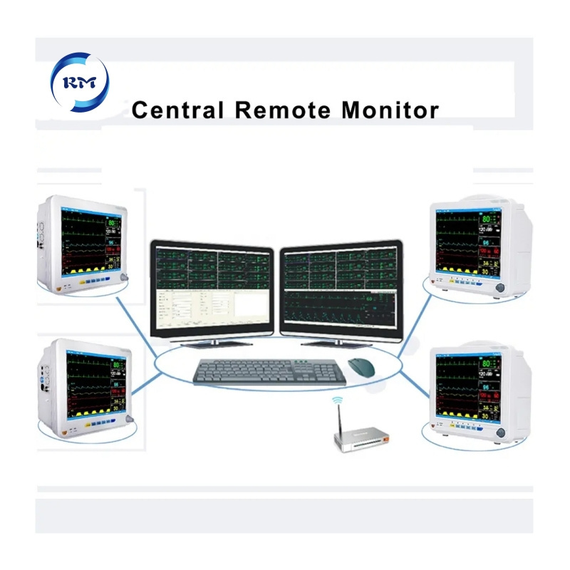 Hospital Equipment Multi-Parameter Patient Monitor for Ambulance Use Equipment