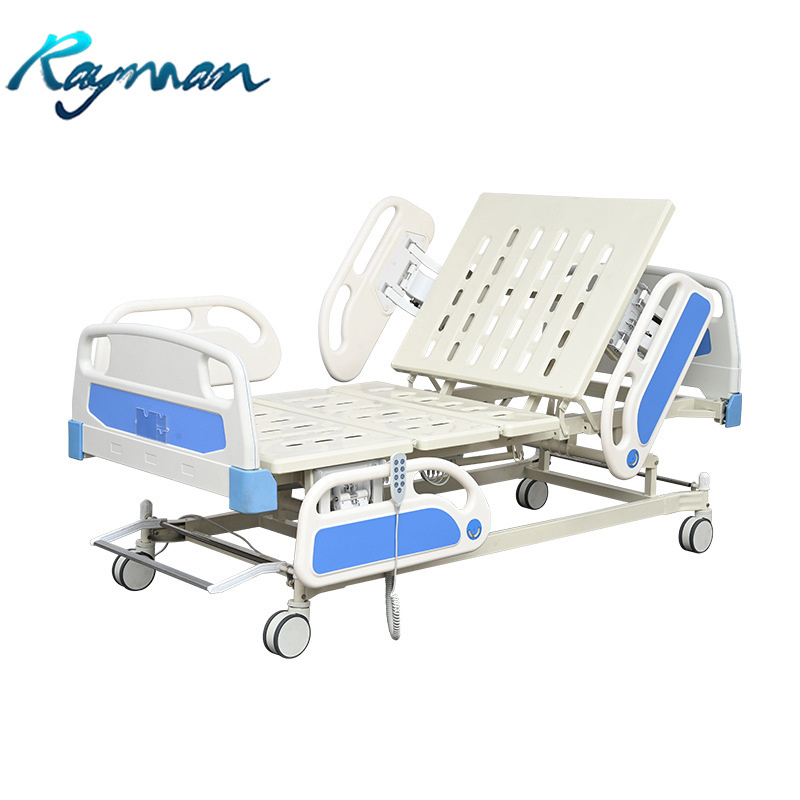 Rayman factory price hot selling Hospital Bed ABS Materials Medical Nursing Electric Hospital Medical Bed