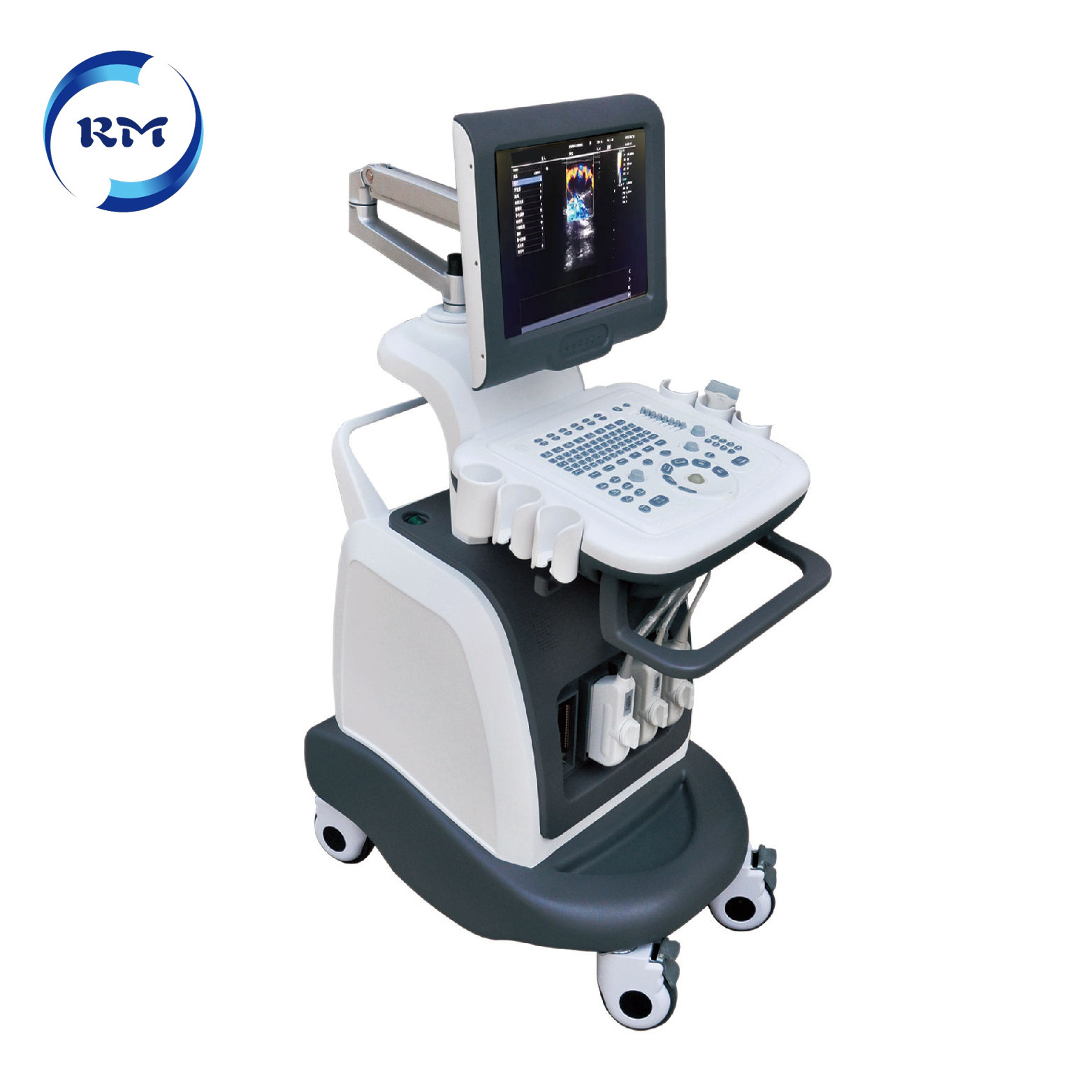 High quality 4d trolley doppler diagnostic ultrasound scanner veterinary ultrasound machine