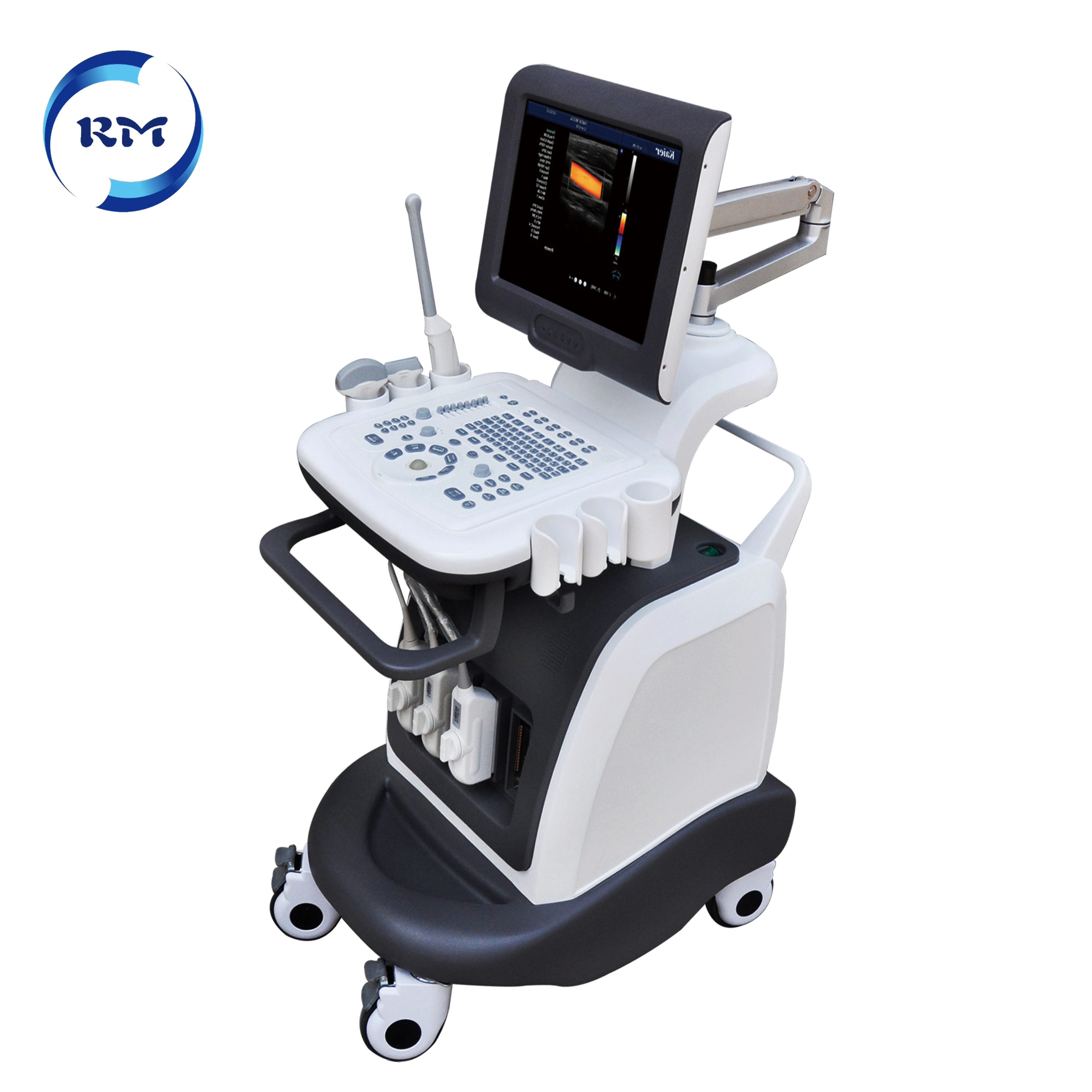 High quality 4d trolley doppler diagnostic ultrasound scanner veterinary ultrasound machine