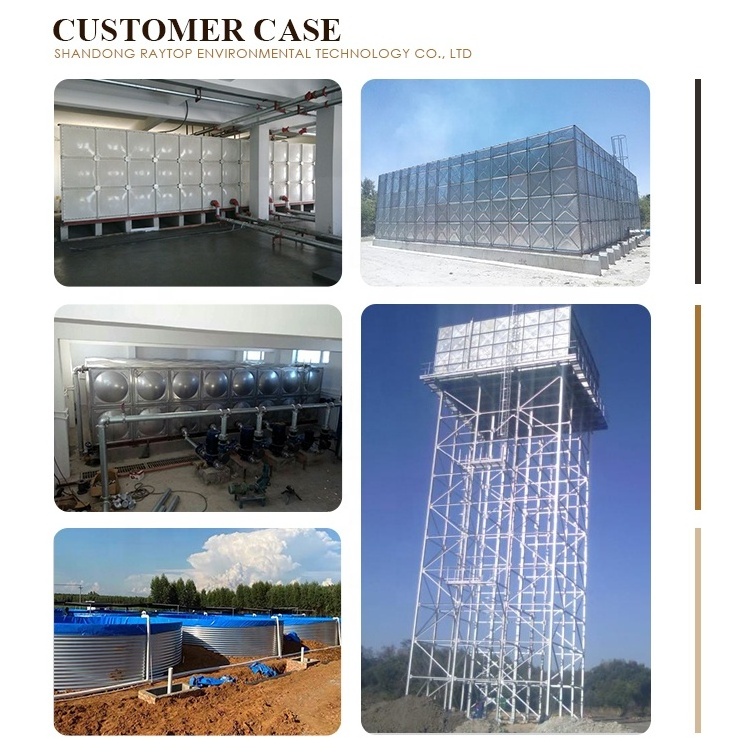 Hot Sale GRP FRP SMC Fiberglass Panel Square Big Large Rain Water Storage Tank Cheap Price 1000 5000 10000 Litre Food Grade Tank