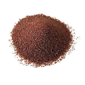 Sand blasting 30-60 mesh grit powder black stone grit and sand garnet alternative sand blasting powder