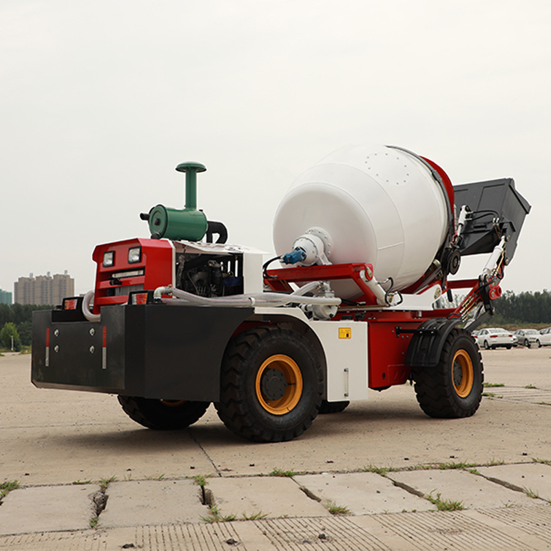 China Manufacturer SAAO concrete mixer trucks  and Self Loading Concrete Mixer Truck