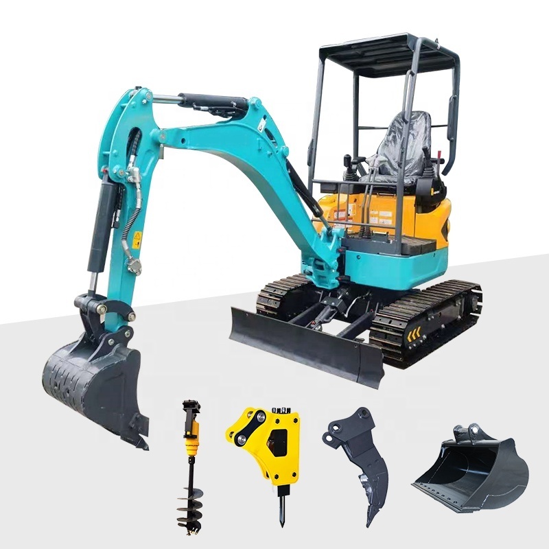 SDRG EPA EURO 5 CE Small Micro Digger Ton 1 1.2 1.5 1.7 2 2.5 3 3.5 4 6 Ton Chinese Mini Excavator Price for Sale