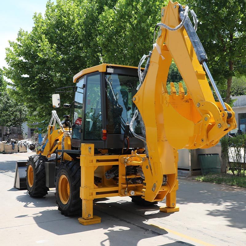 Free Shipping retroexcavadora Epa Engine backhoe loader wheel small backhoe loader 4x4 for sale