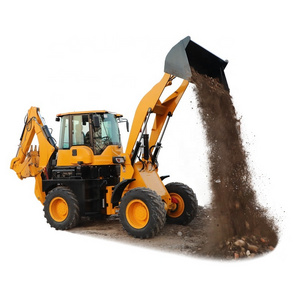 SDRG EURO 5 EPA Chinese 4x4 Small Mini Digger Excavator Backhoe Loader with Price