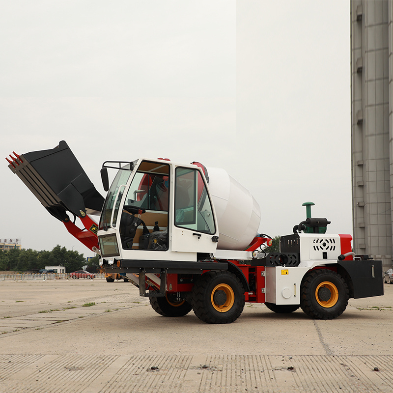 China Manufacturer SAAO concrete mixer trucks  and Self Loading Concrete Mixer Truck