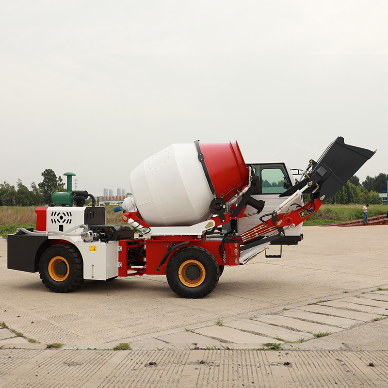 China Manufacturer SAAO concrete mixer trucks  and Self Loading Concrete Mixer Truck