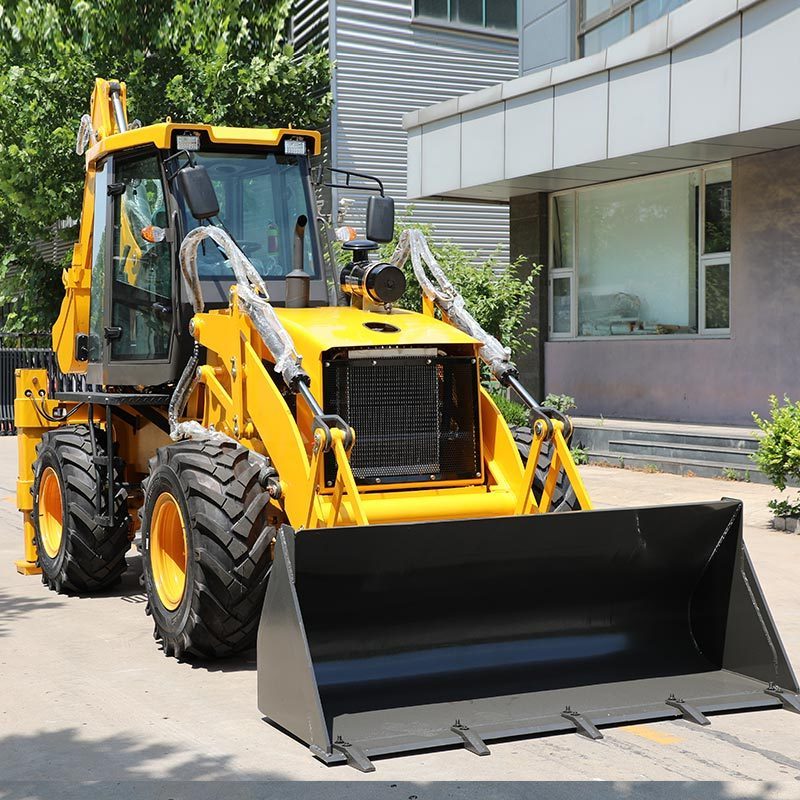 Free Shipping retroexcavadora Epa Engine backhoe loader wheel small backhoe loader 4x4 for sale