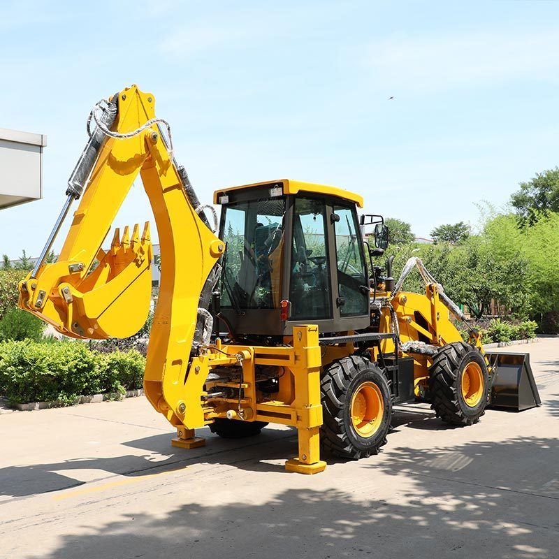 Free Shipping retroexcavadora Epa Engine backhoe loader wheel small backhoe loader 4x4 for sale