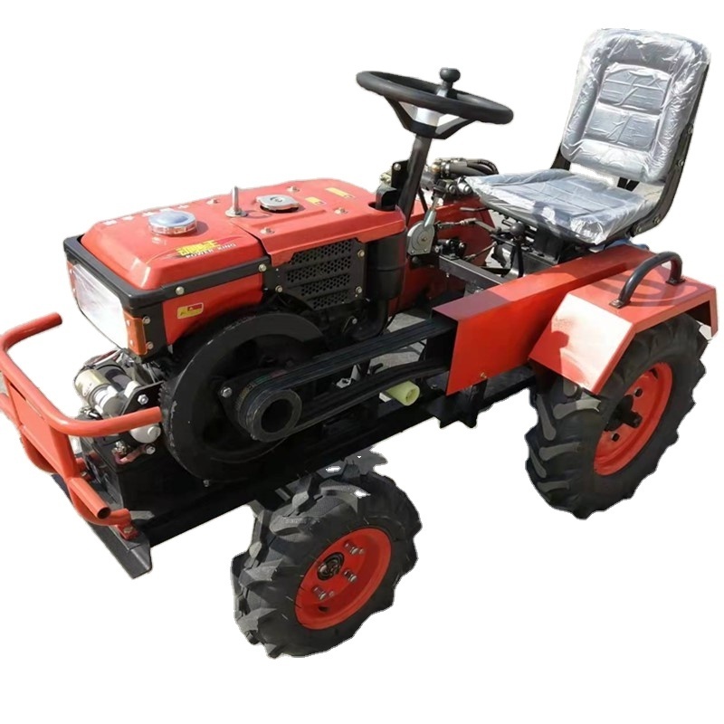 12hp 15hp 18hp mini tractor power tiller four wheel tractor with cultivator