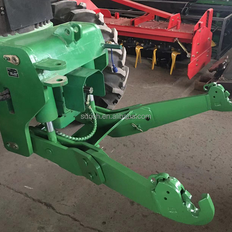 804 904 tractor matched front PTO and three point linkage with front forage harvester and mower