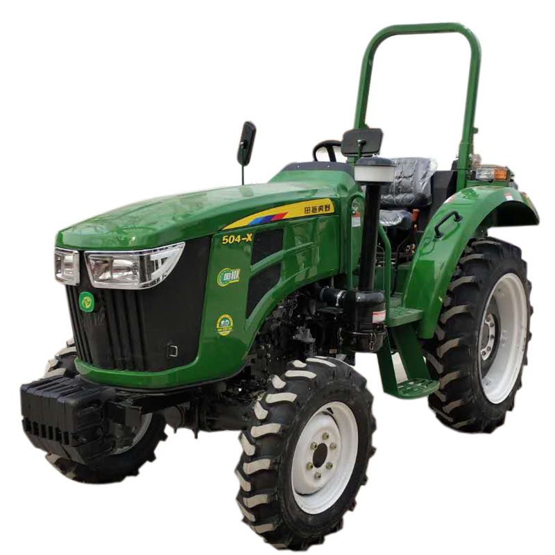 Weifang electric start 35/45/50/60/70/80hp 4WD farm compact tractor with JD axle for sale