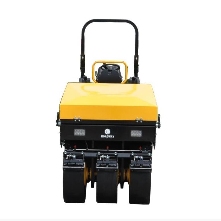 RWYL802 tyre vibratory roller for sale Construction Machinery New Walk Behind Vibration Road Roller Compactor 0 5 Ton Mini Road