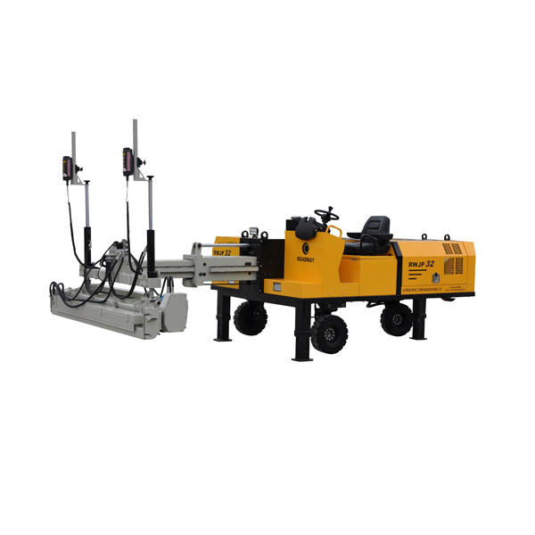 High Quality ROADWAY Boom type Concrete Laser Screed Yanmar Engine concrete flooring leveling machine