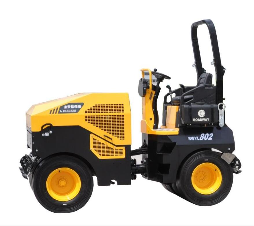 RWYL802 tyre vibratory roller for sale Construction Machinery New Walk Behind Vibration Road Roller Compactor 0 5 Ton Mini Road