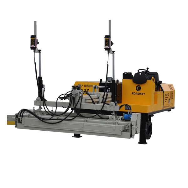 High Quality ROADWAY Boom type Concrete Laser Screed Yanmar Engine concrete flooring leveling machine