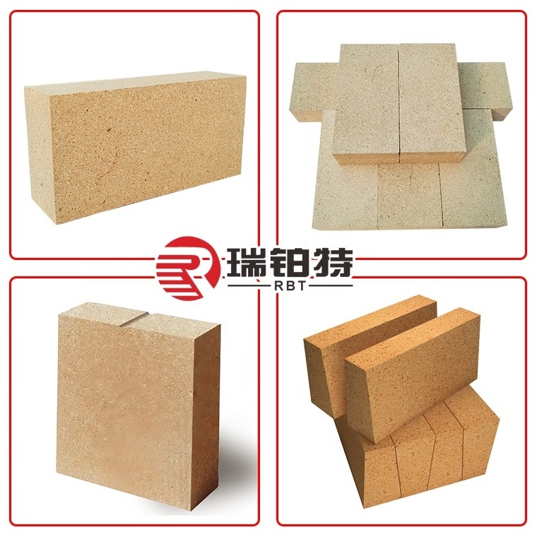 Refractory Fireclay Bricks SK32 SK34 Curved Fire Clay Brick For Stove Kiln