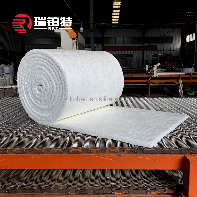 Aluminum Silicate Ceramic Fiber Blanket For High Temperature Pipe Insulation