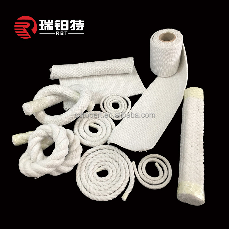 ROBERT Glass Fiber/Stainless Steel Reinforced Ceramic Fiber Tape Yarn Cloth Rope