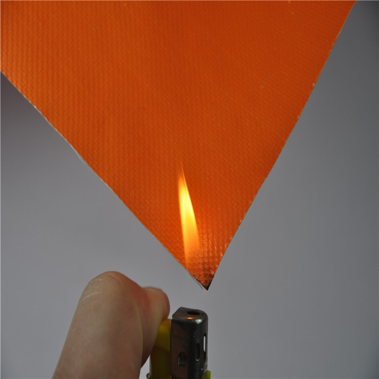 PVC coated fiberglass fabric cloth for fireproof