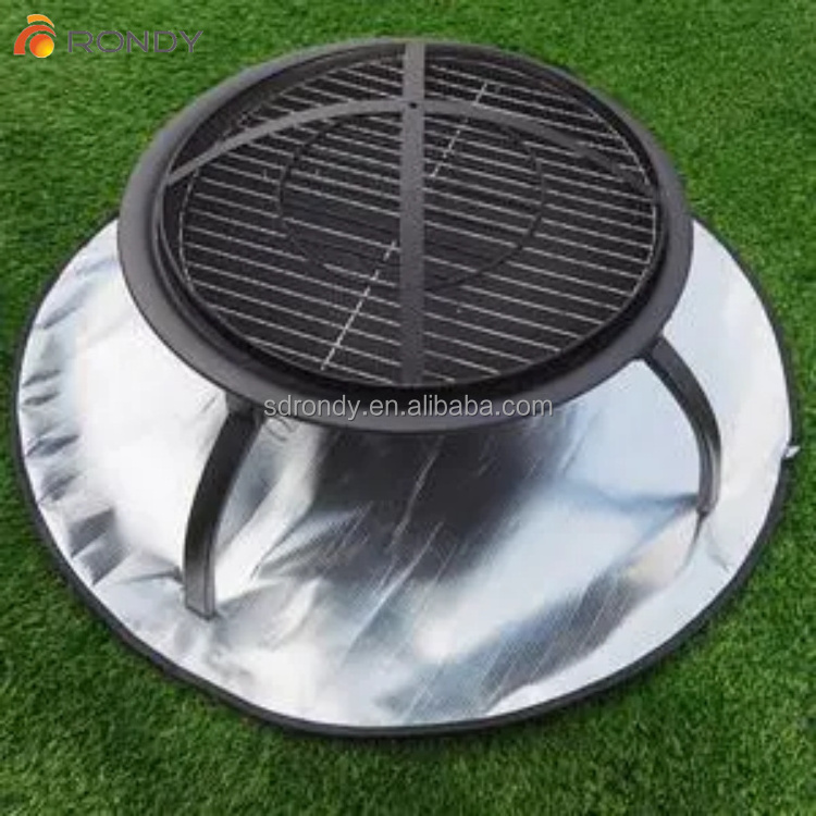 Outdoor Camping Bbq Fire Pit Lawn Mat Fire Blanket Gas  20 24 28 30 32 36 38 40 Inches Fireproof mat for fire pit