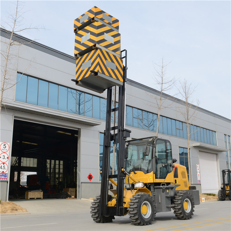 Lift Stacker Piggy Back Hyundai 3 Stage Truck Engine Oil Change Forklift Machine Price