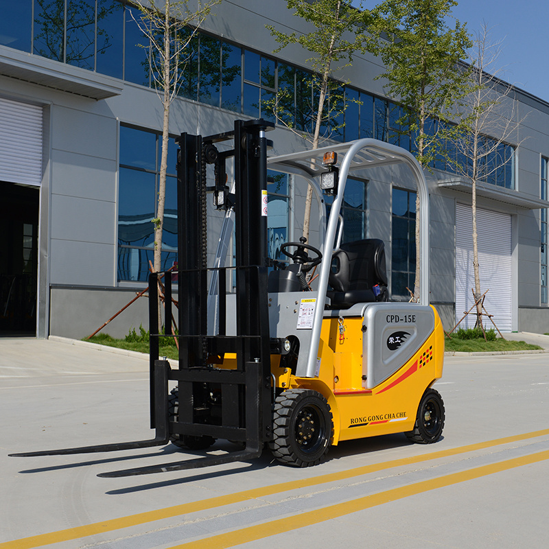 2024 Ronggong Cpd-10 15 20 30 Electric Forklift 3 Ton Electric Forklift With Lead-Acid Batteries