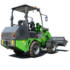 Open Cab Small Compact Multifunctionality Cheapest Smallest Electric Bucket Wheel Loaders Electrical Four Wheeler Loader