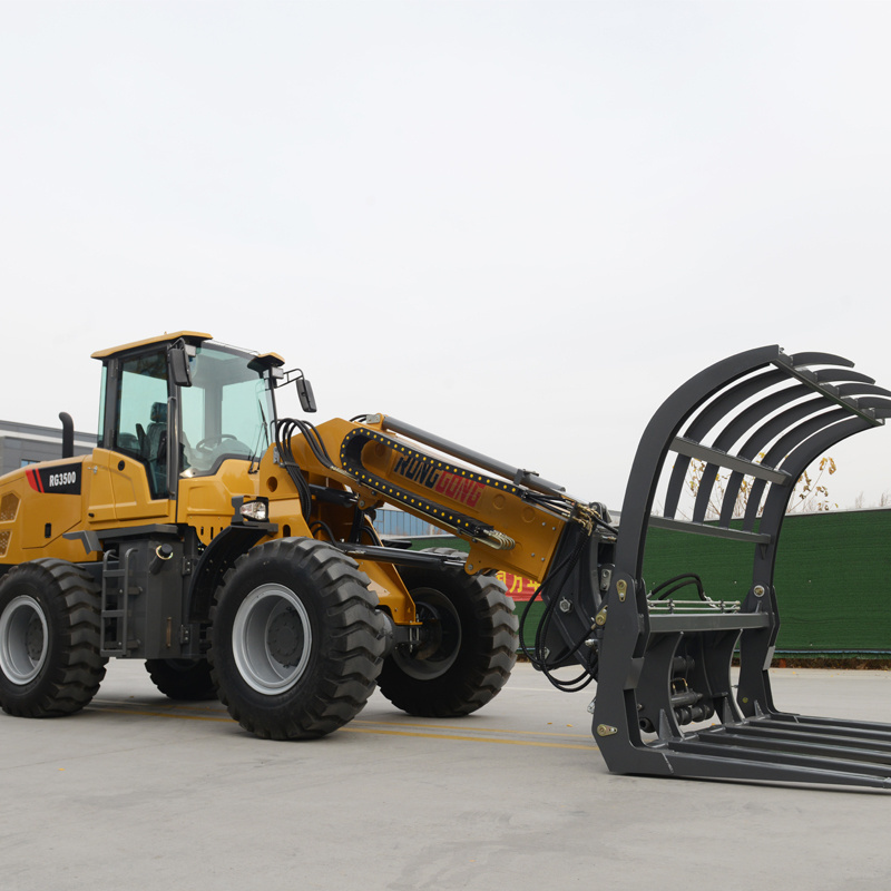 Ronggong 9.5 Ton Front End Loader Pay Loader With Joystick Control