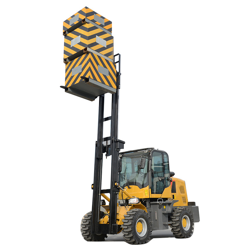 Lift Stacker Piggy Back Hyundai 3 Stage Truck Engine Oil Change Forklift Machine Price