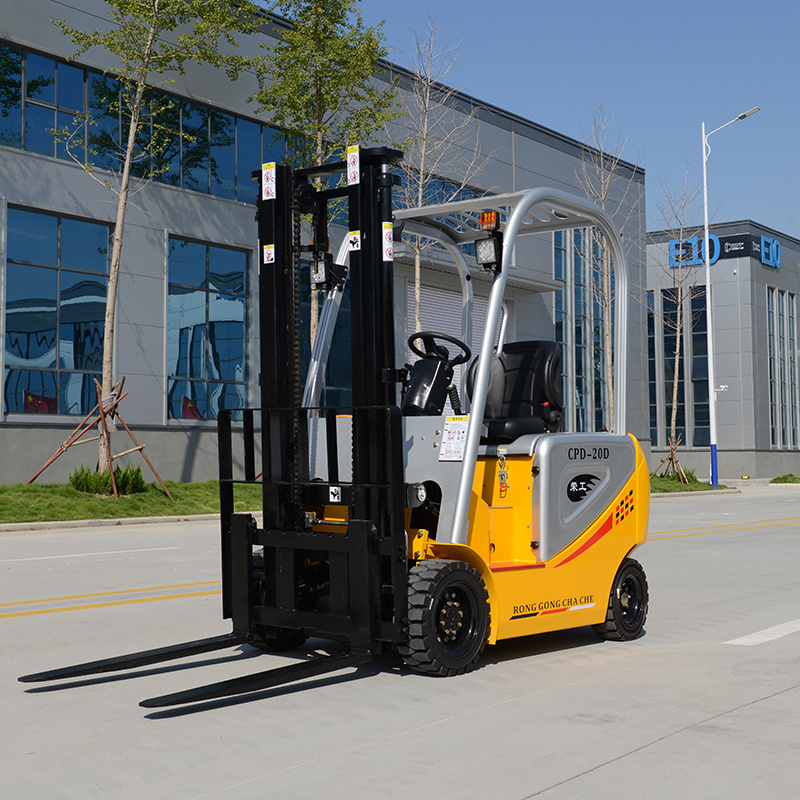 2024 Ronggong Cpd-10 15 20 30 Electric Forklift 3 Ton Electric Forklift With Lead-Acid Batteries