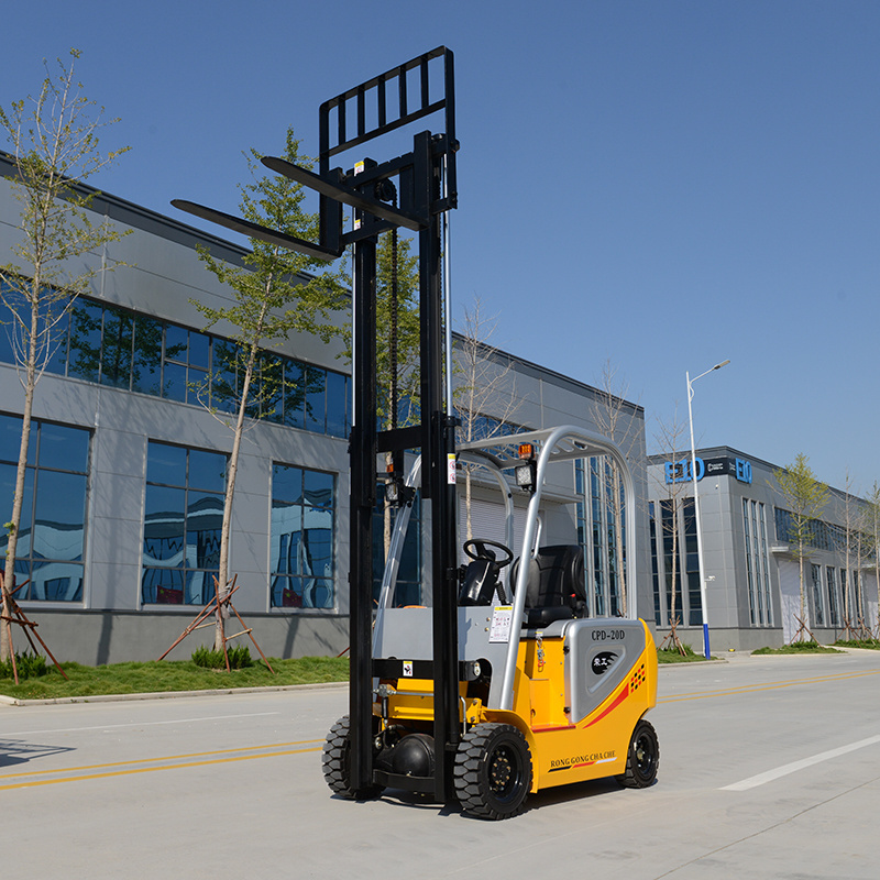 2024 Ronggong Cpd-10 15 20 30 Electric Forklift 3 Ton Electric Forklift With Lead-Acid Batteries