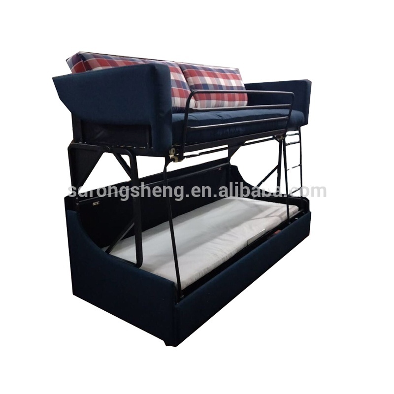 Simple double-deck sofa bed & furniture flexible sofa bed