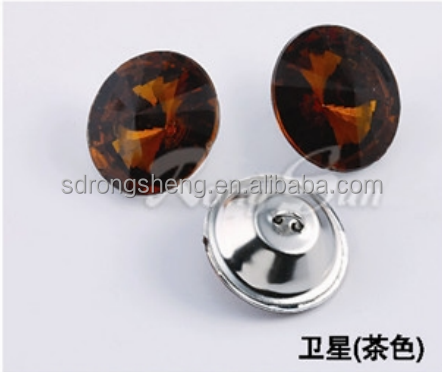 sofa or wall Decoration and Round Shape sofa leather button