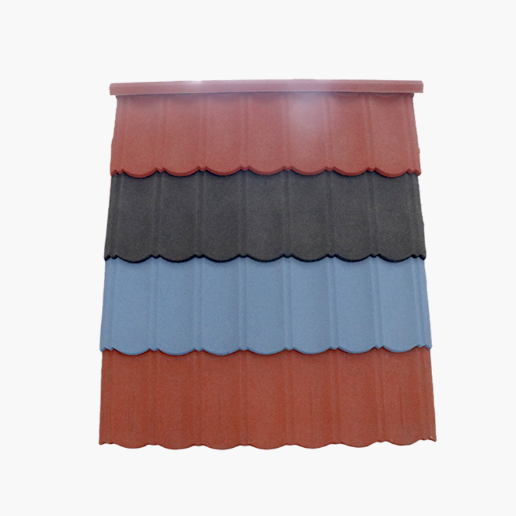 Ghana Stone Coated Colour Steel Toiture Tuiles Hot Sale Roof Siding Roofing 0.45 mm