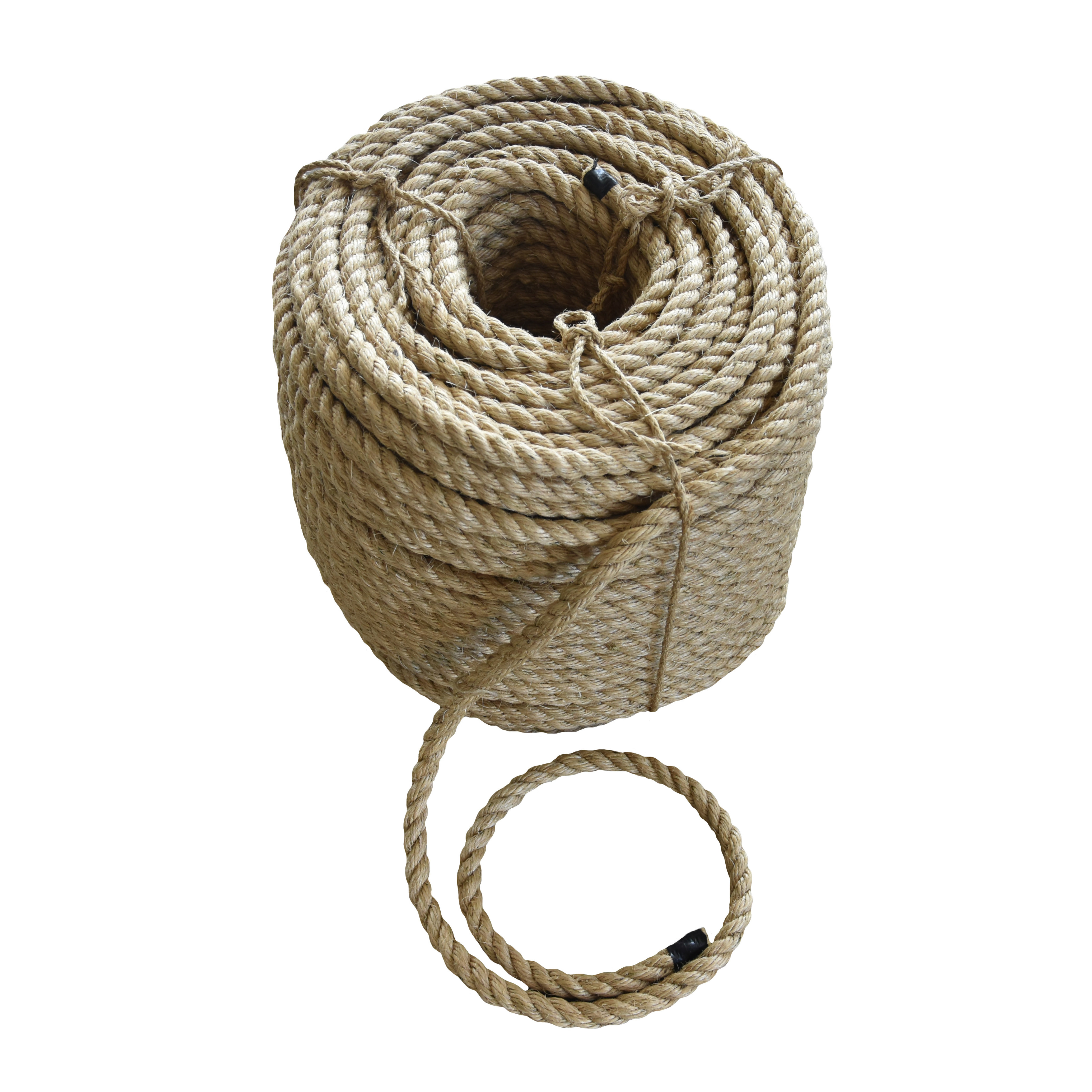 3 or 4 strands natural manila or sisal jute rope 10mm 100% natural fiber high quality sisal rope