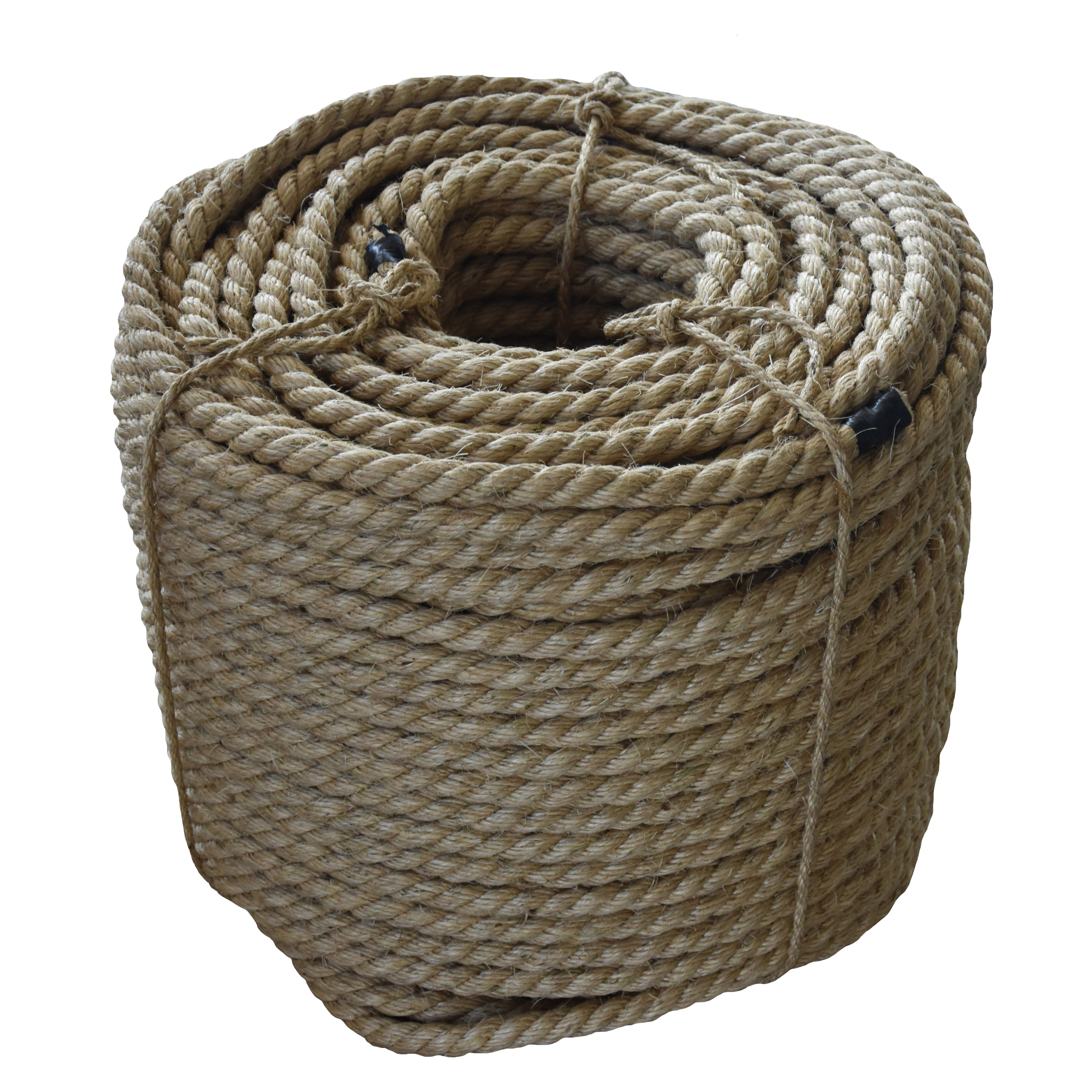 Indoor and Outdoor Use Twist Manila Rope -Natural Fibers helideck landing net sisal rope