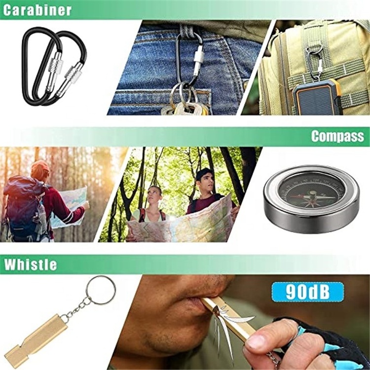 Hot Selling 14 in 1 Emergency Survival Kit and Equipment Cool Top Gadgets Gifts for Dad Husband Fathers Day