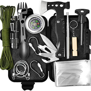 Hot Selling 14 in 1 Emergency Survival Kit and Equipment Cool Top Gadgets Gifts for Dad Husband Fathers Day