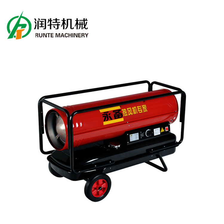 QiluRunte Diesel Heating Fan Pig Farm Brood Industry Oil  Greenhouse Heating Large Area For Heating Drying Equipment